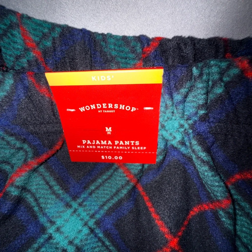 WonderShop at Target Kids Pajama Pants‎ Size Medium 8 Plaid Sleepwear